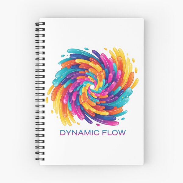 Item preview, Dynamic Flow Rainbow Swirl Burst designed and sold by lorand-designs.