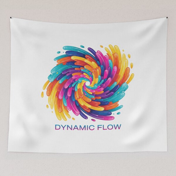 Item preview, Dynamic Flow Rainbow Swirl Burst designed and sold by lorand-designs.