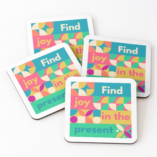 Item preview, Find joy in the present designed and sold by Studio Srnga by Sarda.