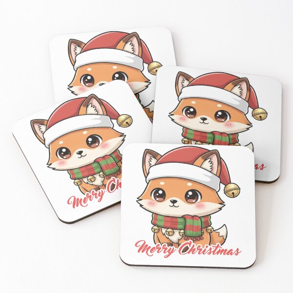 Item preview, Merry Christmas Cute Fox designed and sold by Mychicstuff.