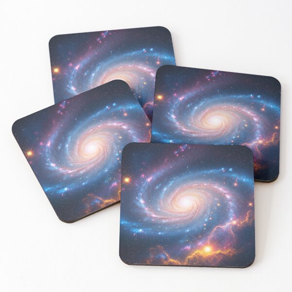 Item preview, Bright Spiral Galaxy Cosmic Illustration designed and sold by DreamBuySell.