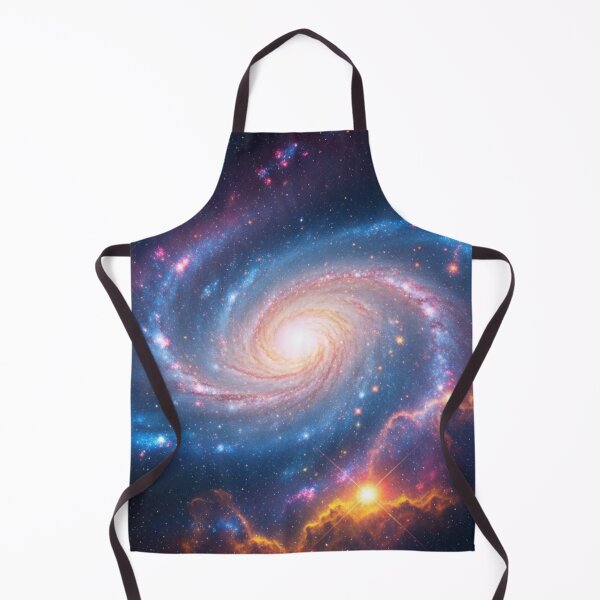 Item preview, Bright Spiral Galaxy Cosmic Illustration designed and sold by DreamBuySell.
