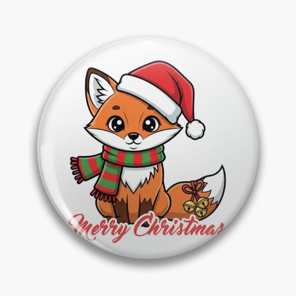 Item preview, Merry Christmas Cute Fox designed and sold by Mychicstuff.