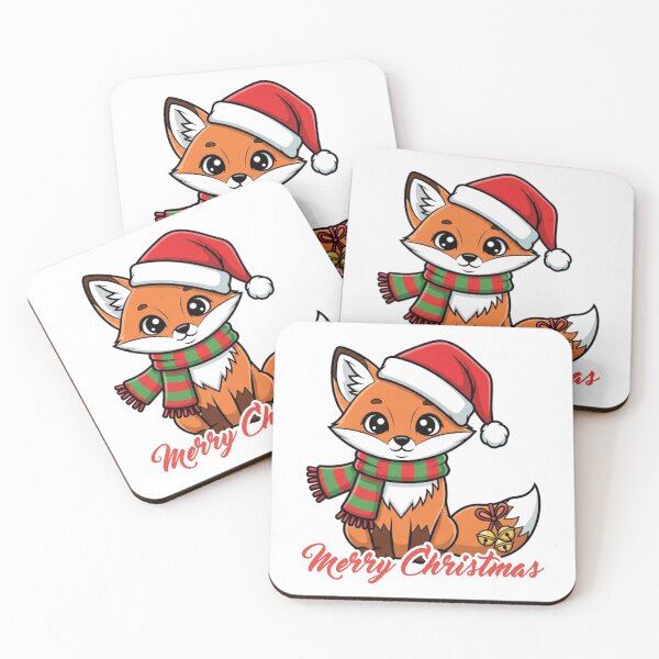 Item preview, Merry Christmas Cute Fox designed and sold by Mychicstuff.