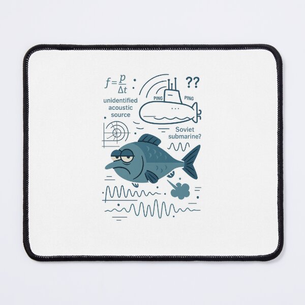 Item preview, Grumpy Farting Herring – Funny Ocean Meme Fish designed and sold by InNyutLab.