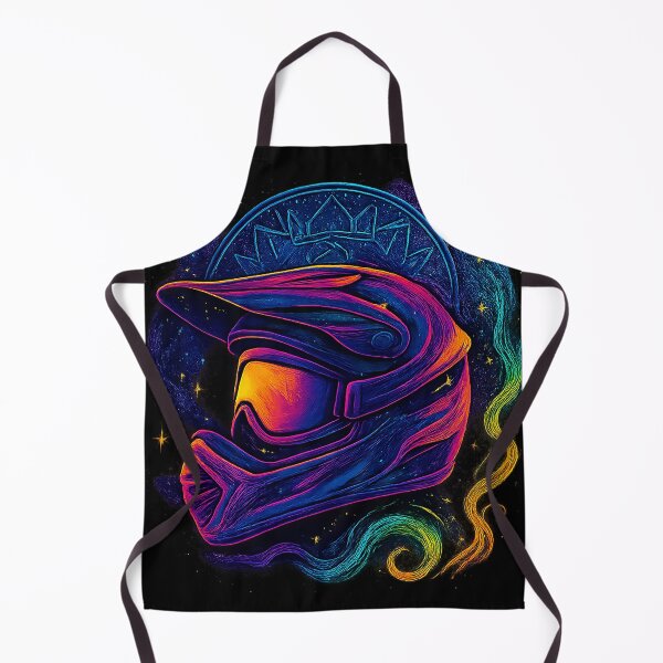 Item preview, Cosmic Mandala Helmet — Neon Motocross Vision | Meta Mirage Series designed and sold by Meta Mirage .