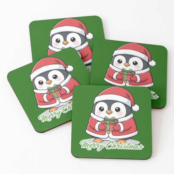 Item preview, Merry Christmas Cute Penguin designed and sold by Mychicstuff.
