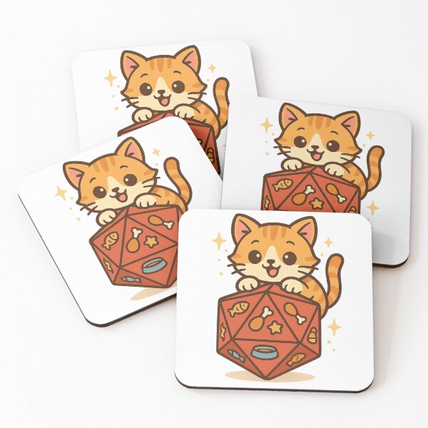 Item preview, Cat’s Food Dice – D20 RPG Cat Lover T-Shirt designed and sold by PurfectAttitude.