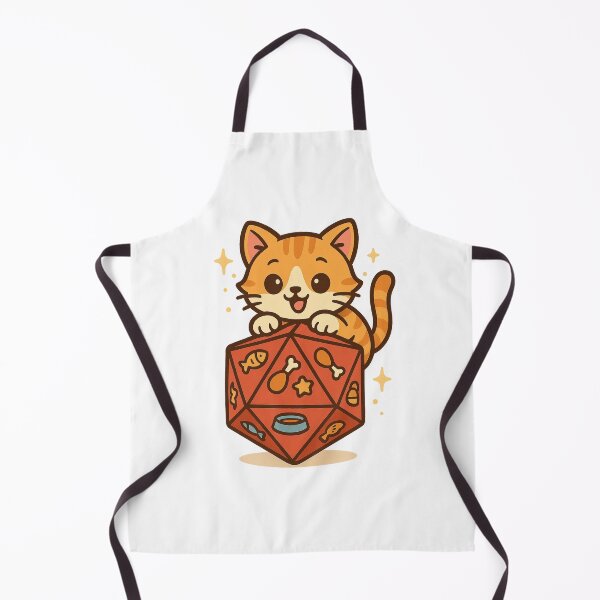 Item preview, Cat’s Food Dice – D20 RPG Cat Lover T-Shirt designed and sold by PurfectAttitude.