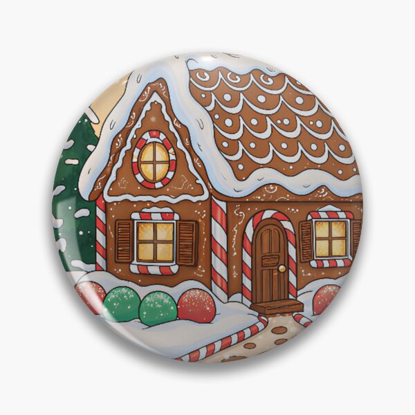 Item preview, Whimsical Gingerbread Cottage Christmas Tee - Woodland Winter Wonderland designed and sold by ZyxDes.