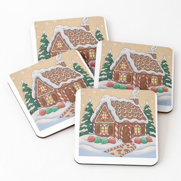 Item preview, Whimsical Gingerbread Cottage Christmas Tee - Woodland Winter Wonderland designed and sold by ZyxDes.