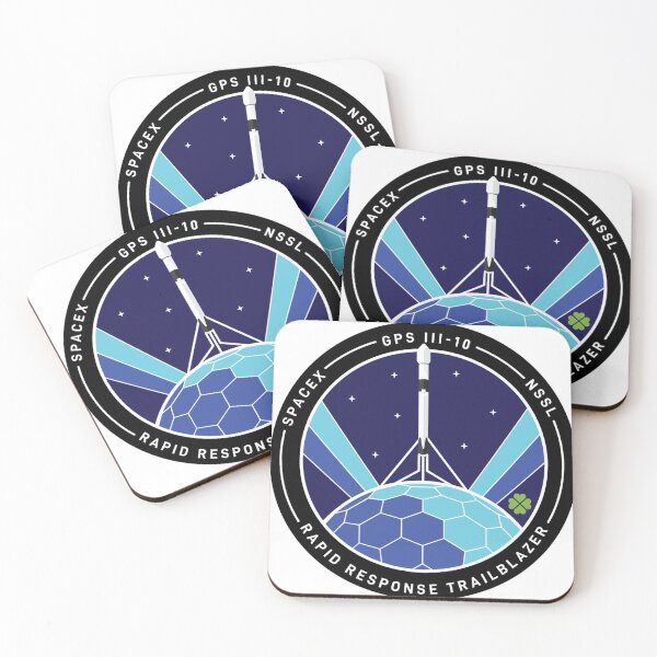 Item preview, SpaceX GPS III-10 Mission Patch designed and sold by CharlieDesings.