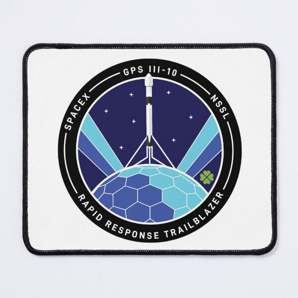 Item preview, SpaceX GPS III-10 Mission Patch designed and sold by CharlieDesings.