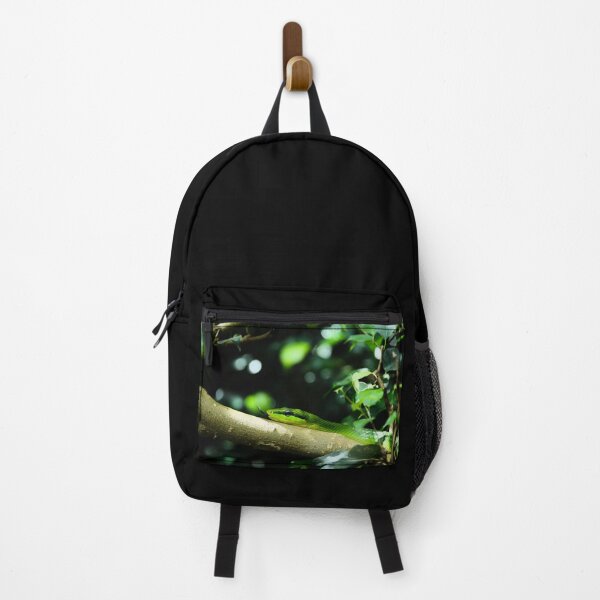 Item preview, Green Mamba in the Rainforest – Elegance of the Tropics / Swiss Artwork Photography designed and sold by Raphael Wolf.