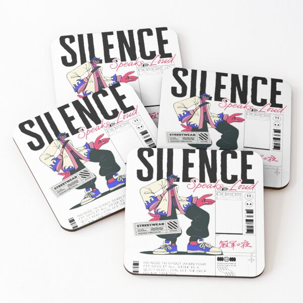 Item preview, Silence Speaks Loud – Streetwear Aesthetic designed and sold by DianaCanva.