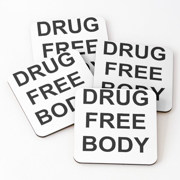 Item preview, Drug Free Body (Black Letters) designed and sold by jarrodmccay.
