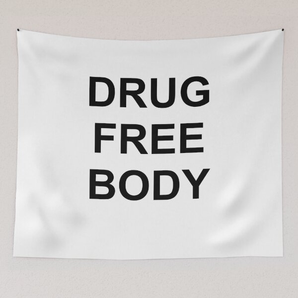 Item preview, Drug Free Body (Black Letters) designed and sold by jarrodmccay.