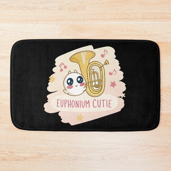 Item preview, Kawaii Euphonium Cutie  – Cute Brass Instrument Cartoon for Band Kids & Music Lovers designed and sold by VividOrganica.