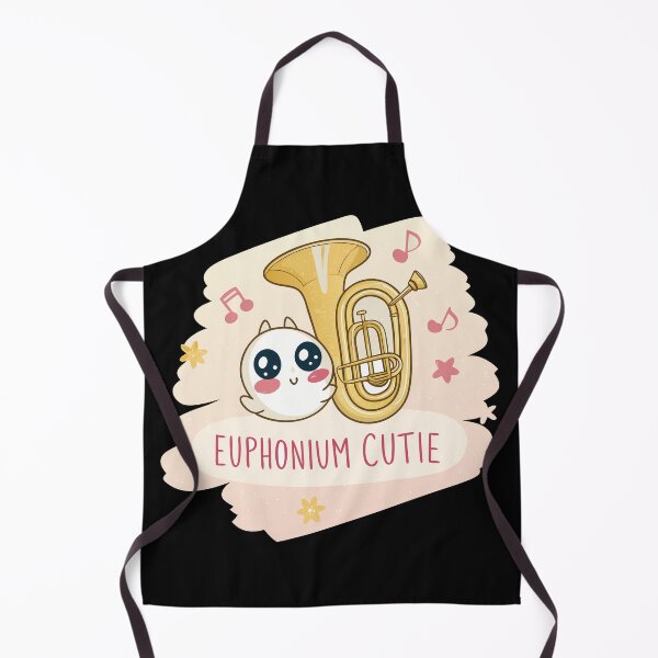 Item preview, Kawaii Euphonium Cutie – Cute Brass Instrument Cartoon for Band Kids & Music Lovers designed and sold by VividOrganica.