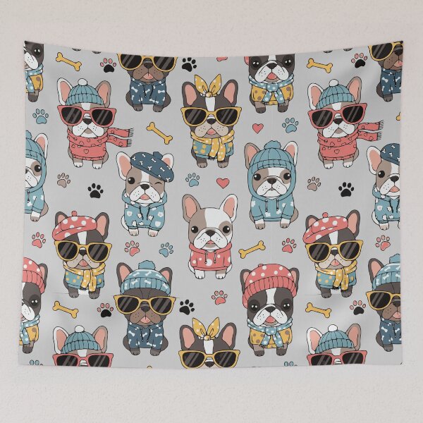Item preview, French Bulldog Fashion Icon Paris Runway Frenchie Dog designed and sold by Peculiarts.