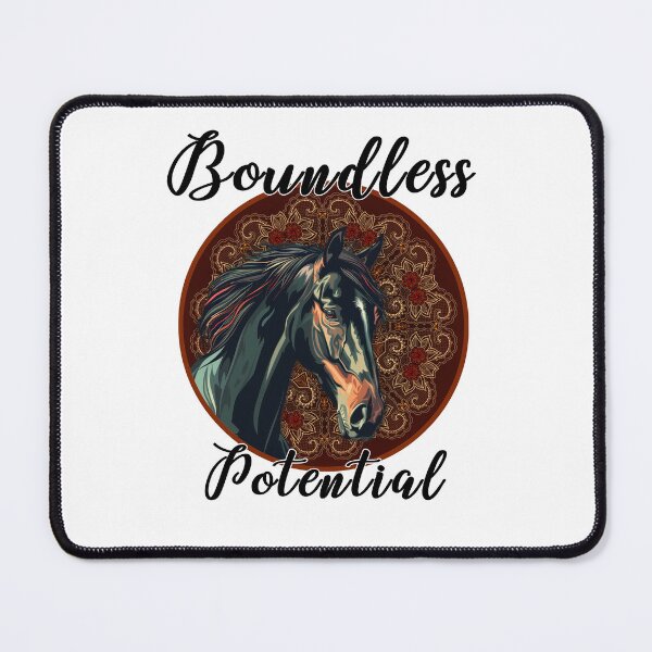 Item preview, Boundless Potential – Artistic Horse Illustration Design designed and sold by Lamassatshop.