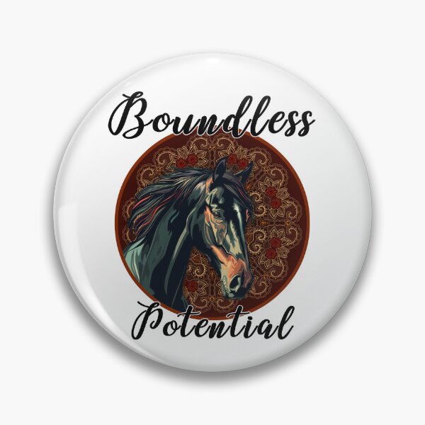 Item preview, Boundless Potential – Artistic Horse Illustration Design designed and sold by Lamassatshop.