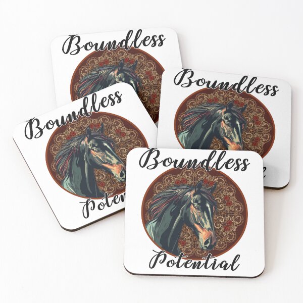 Item preview, Boundless Potential – Artistic Horse Illustration Design designed and sold by Lamassatshop.