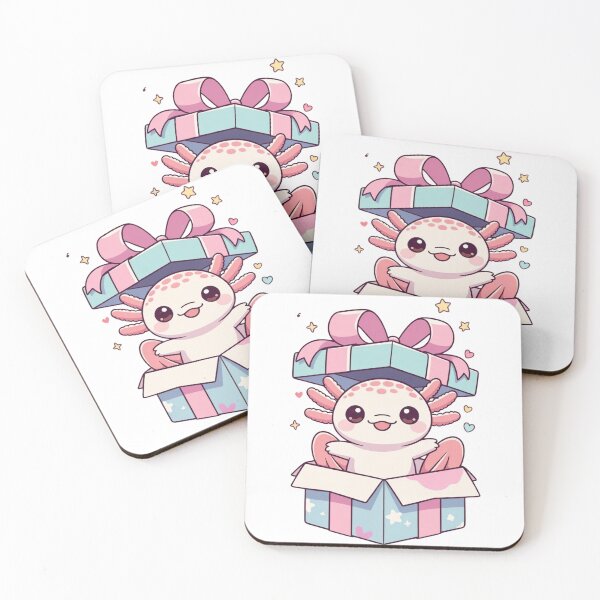 Item preview, Kawaii Baby Axolotl Surprise Box for Kids designed and sold by GrumpySableye.