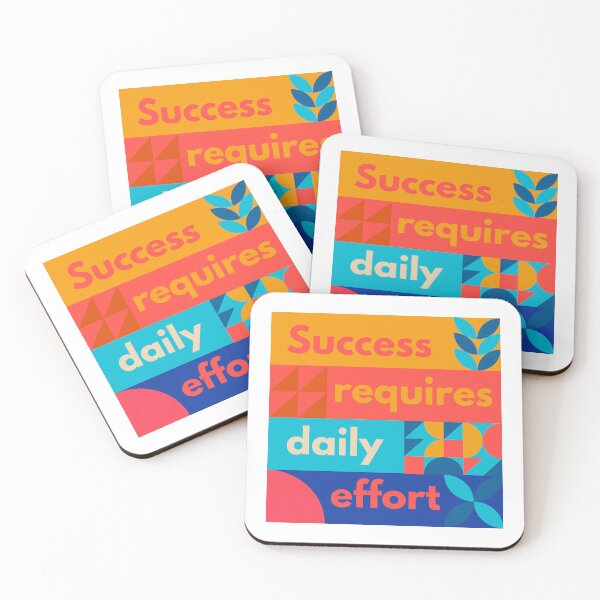 Item preview, Success Requires Daily Effort designed and sold by Studio Srnga by Sarda.