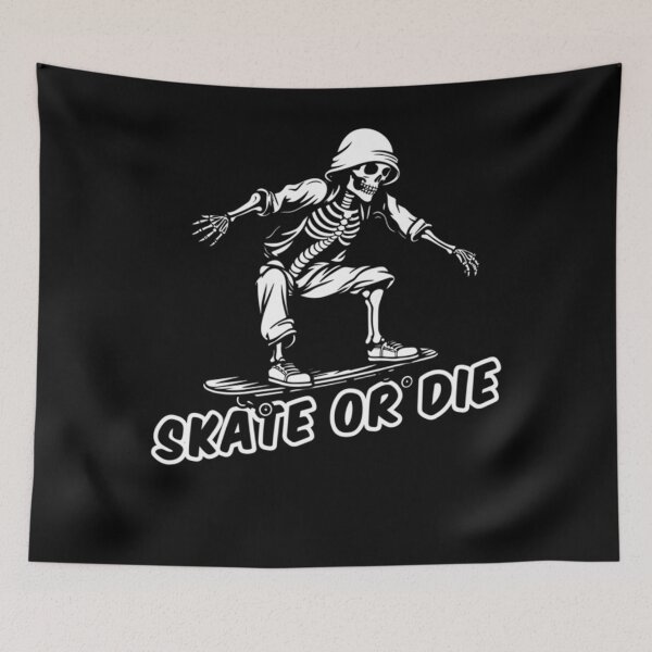 Item preview, Skateboard Skeleton Skater Skateboarder - Skate Or Die  designed and sold by JonathonWinter.