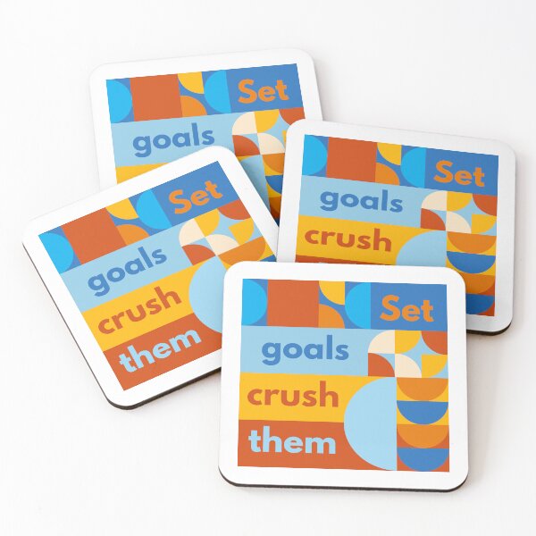 Item preview,  Set Goals Crush Them designed and sold by Studio Srnga by Sarda.