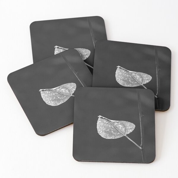 Item preview, Single Leaf in Grayscale designed and sold by Debra Martz.