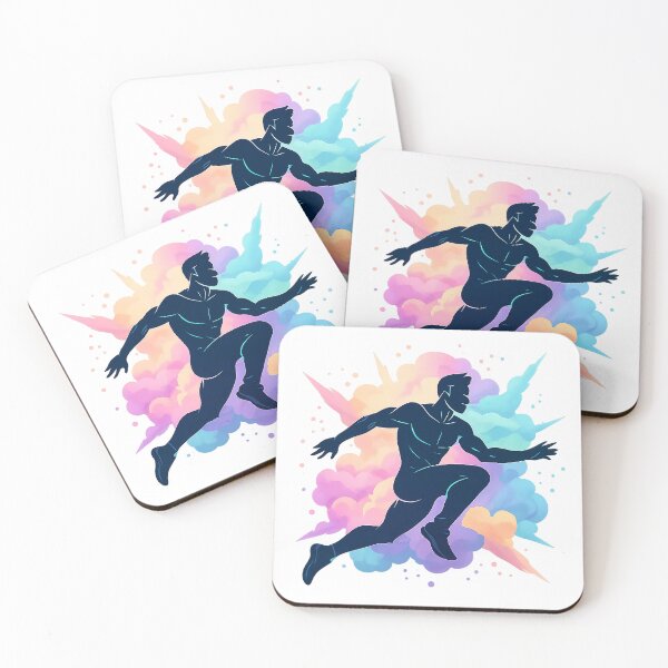 Item preview, Pastel Cloud Parkour — Neon Leap in Motion | Meta Mirage Series designed and sold by Meta Mirage .