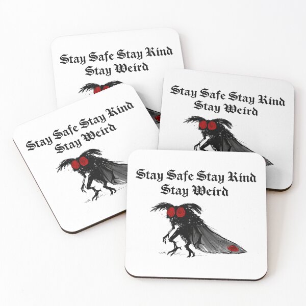 Item preview, Stay safe kind weird  Funny Mothman - Live Laugh Lurk The Lurking Legend Life designed and sold by SkeletonsDanger.