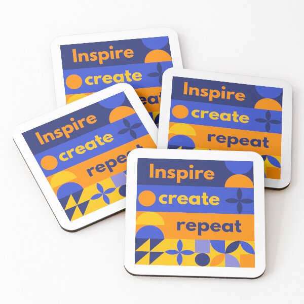 Item preview, Inspire, create, repeat designed and sold by Studio Srnga by Sarda.