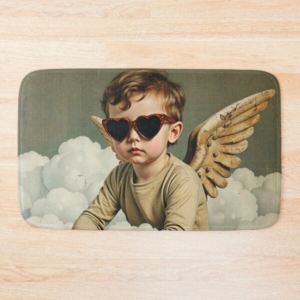 Item preview, Modern Cherub Angel in Heart Shades designed and sold by littlebitmad.