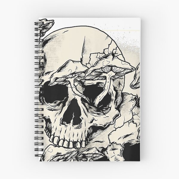 Item preview, Skull Morel Mushrooms Mycologist Goth Mushroom Art  designed and sold by JonathonWinter.