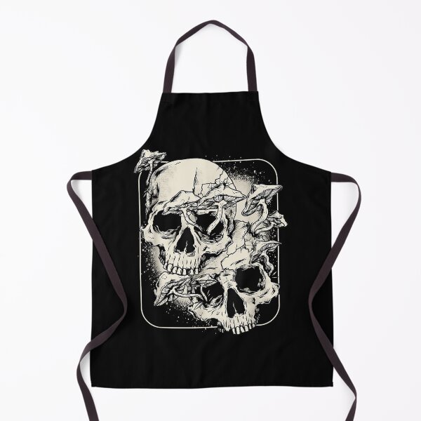 Item preview, Skull Morel Mushrooms Mycologist Goth Mushroom Art designed and sold by JonathonWinter.
