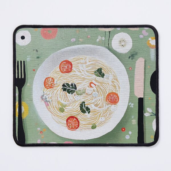 Item preview, Whimsical spaghetti Dish on Table designed and sold by lautir.