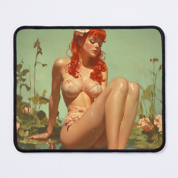 Item preview, The lilly pads tickle Saoirse's toes designed and sold by PulpGems.
