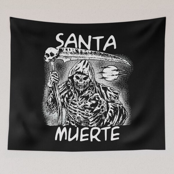 Item preview, Santa Muerte Saints Death - Angry Skeletons designed and sold by JonathonWinter.