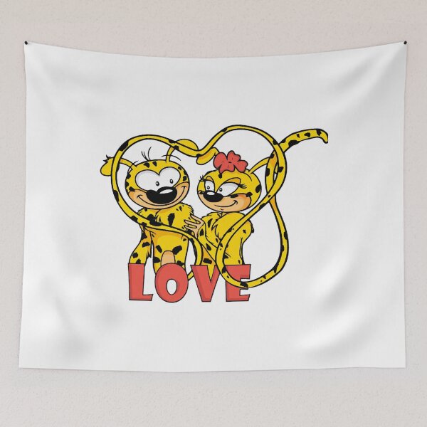 Item preview, Marsupilami in love with girl Active  designed and sold by oritoor58392.