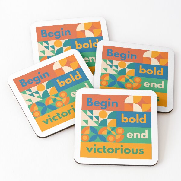 Item preview, Begin bold, end victorious designed and sold by Studio Srnga by Sarda.