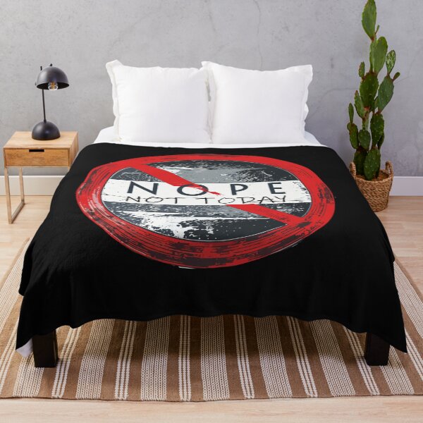Item preview, Nope Not Today T-Shirt | Funny Anti-Motivation Introvert Quote Gift designed and sold by SylwiaPrint.