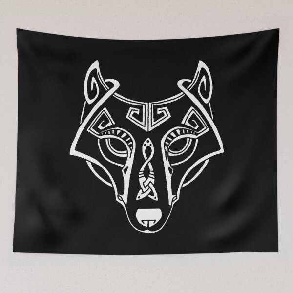 Item preview, Celtic white wolf - Angry Skeletons designed and sold by JonathonWinter.