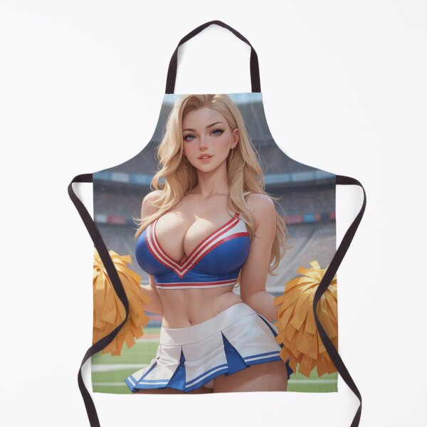 Artikelvorschau, Anime-Cheerleaderin – Illustration eines süßen blonden Cheerleader-Teams entworfen und verkauft von kenvel.