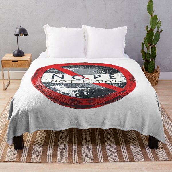 Item preview, Nope Not Today T-Shirt | Funny Anti-Motivation Introvert Quote Gift designed and sold by SylwiaPrint.