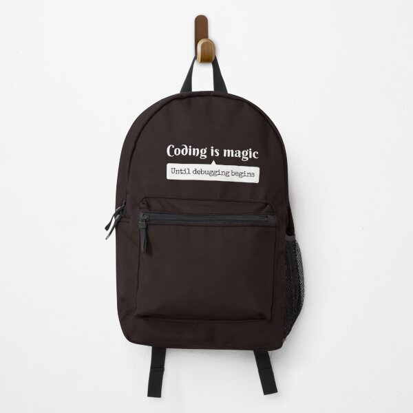 Item preview, Coding is Magic Until Debugging Begins" Funny Programmer Gift designed and sold by ArtApprentice.