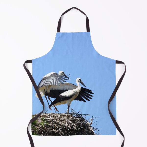 Item preview, Stork pair in nest – grace and elegance of nature / Swiss Artwork Photography designed and sold by Raphael Wolf.