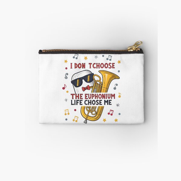 Item preview, Funny Euphonium Life  – Cartoon Brass Instrument With Sunglasses for Marching Band Kids designed and sold by VividOrganica.